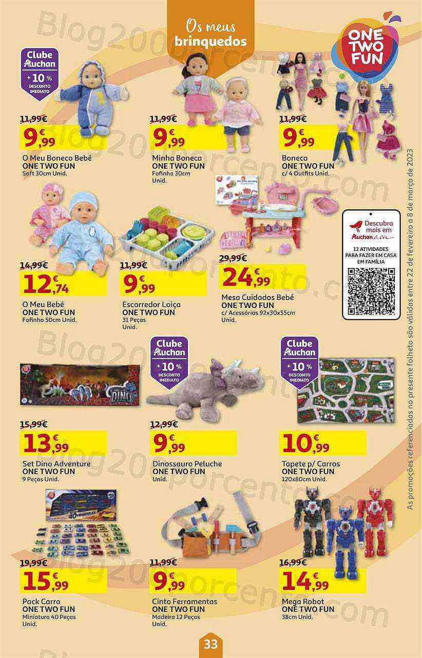 Antevisão Folheto AUCHAN Promoções de 22 fevereiro a 8 março