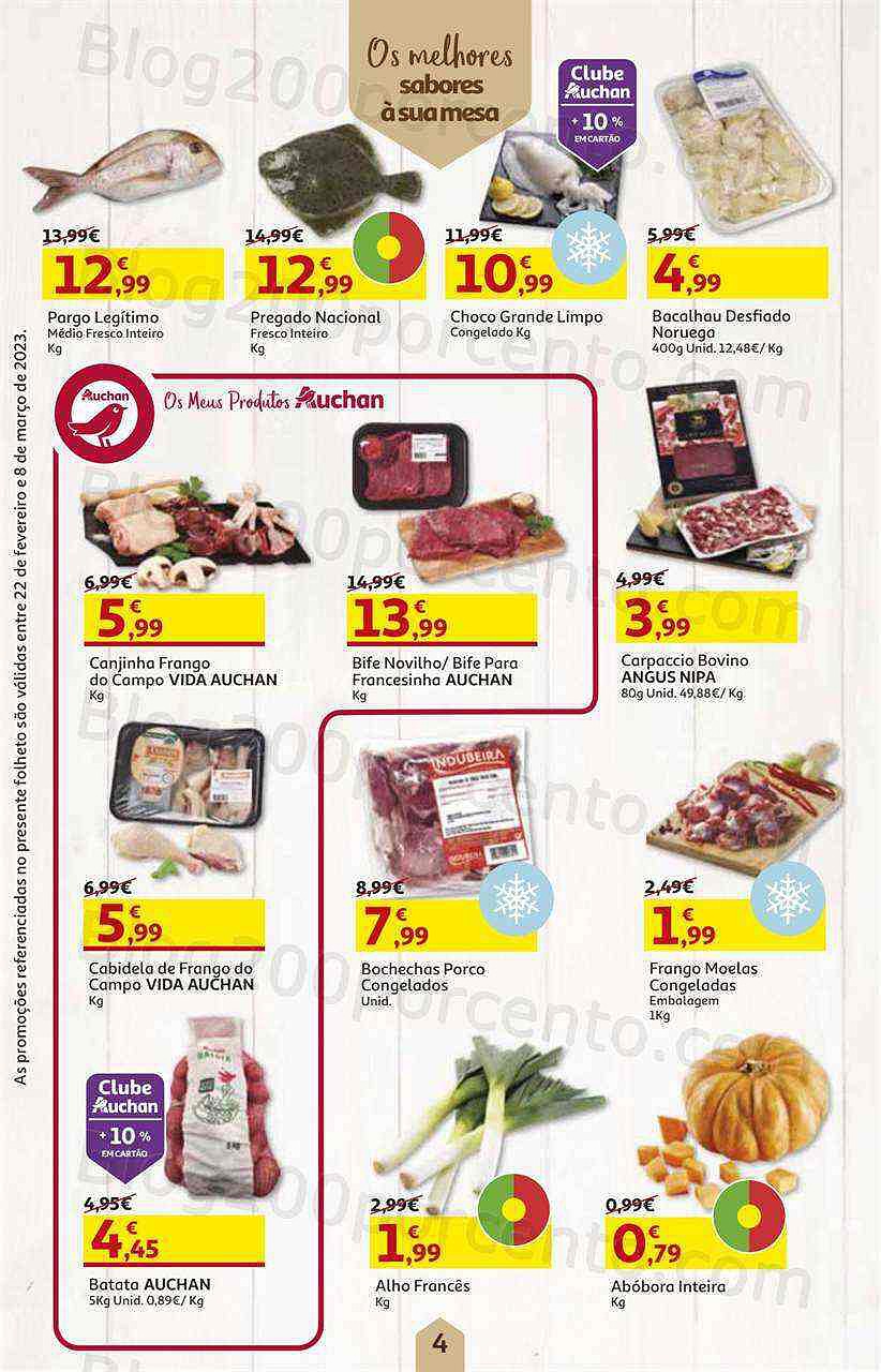 Antevisão Folheto AUCHAN Promoções de 22 fevereiro a 8 março