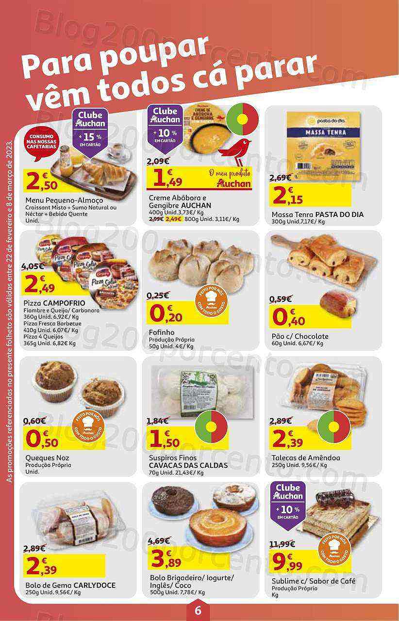 Antevisão Folheto AUCHAN Promoções de 22 fevereiro a 8 março