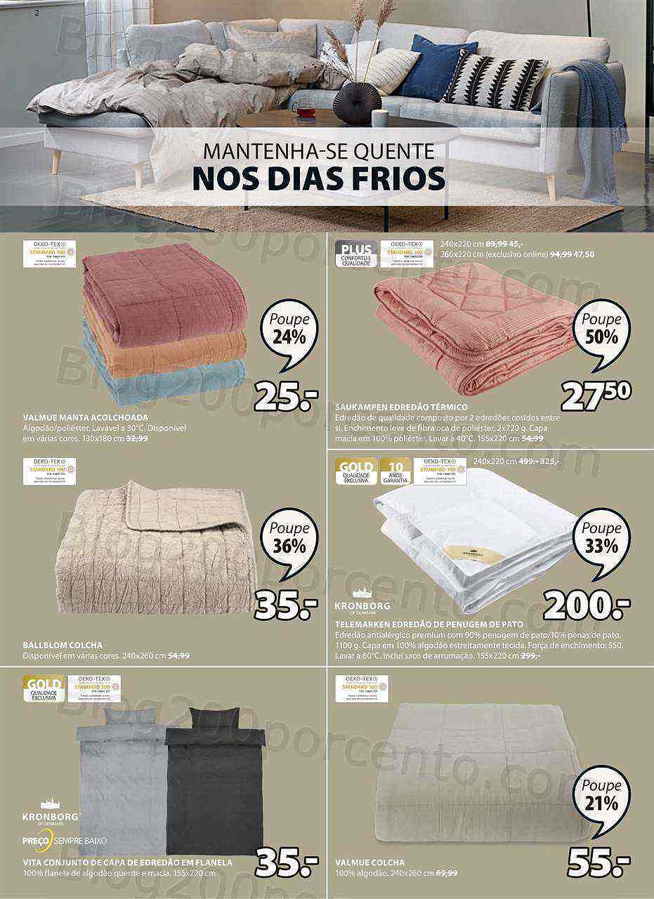 Antevisão Folheto JYSK Promoções de 2 fevereiro a 3 março