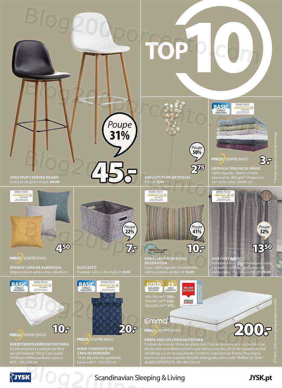Antevisão Folheto JYSK Promoções de 2 fevereiro a 3 março