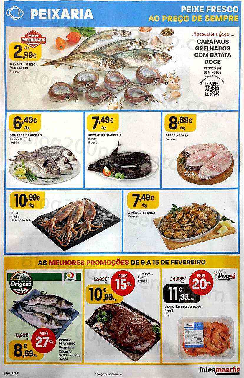 Antevisão Folheto INTERMARCHÉ Promoções de 9 a 15 fevereiro