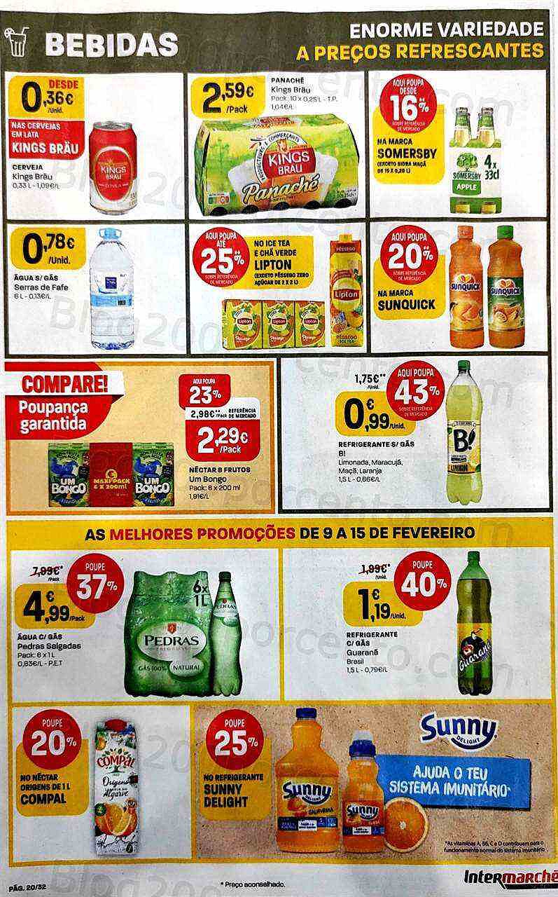 Antevisão Folheto INTERMARCHÉ Promoções de 9 a 15 fevereiro