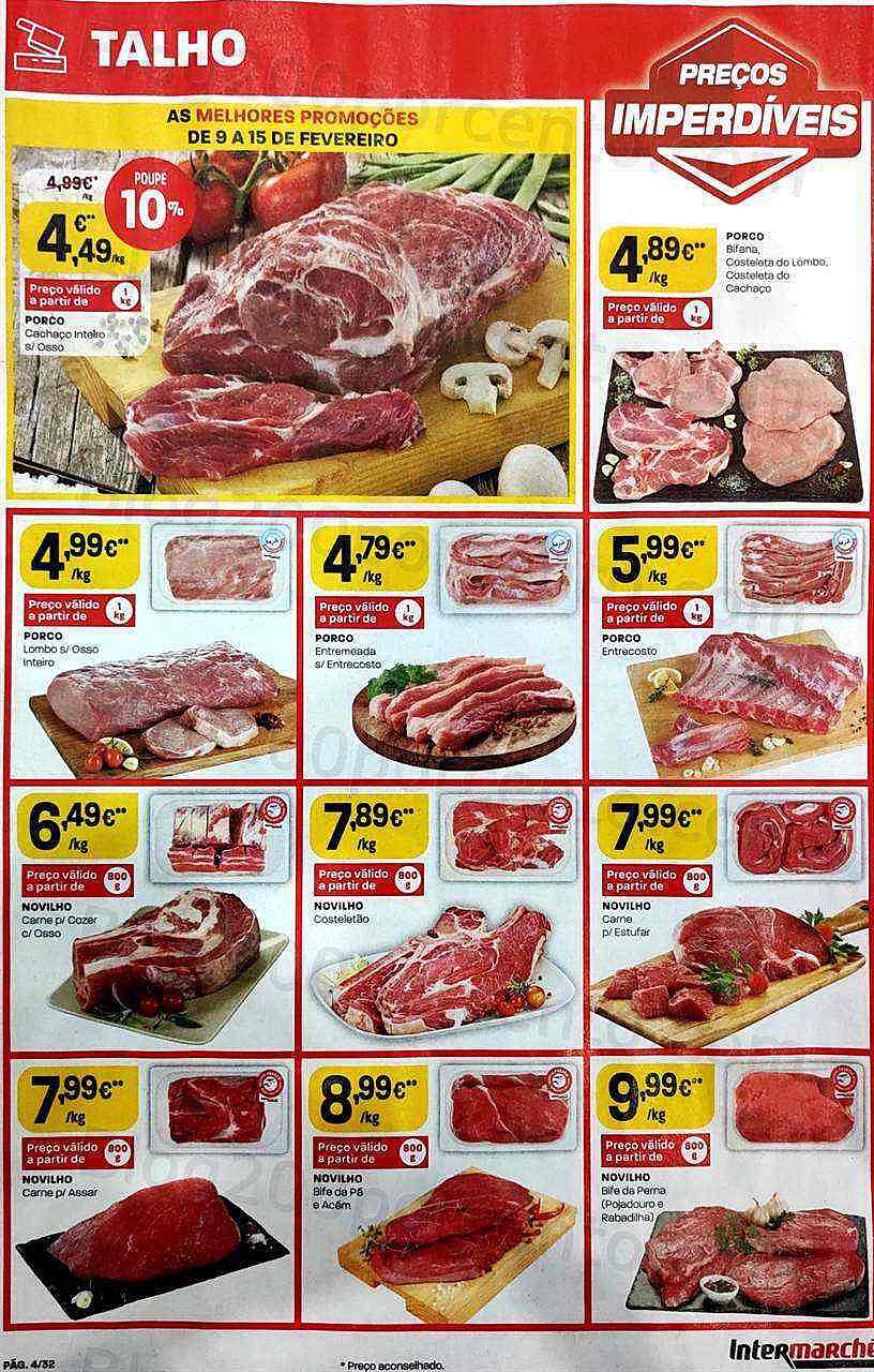 Antevisão Folheto INTERMARCHÉ Promoções de 9 a 15 fevereiro