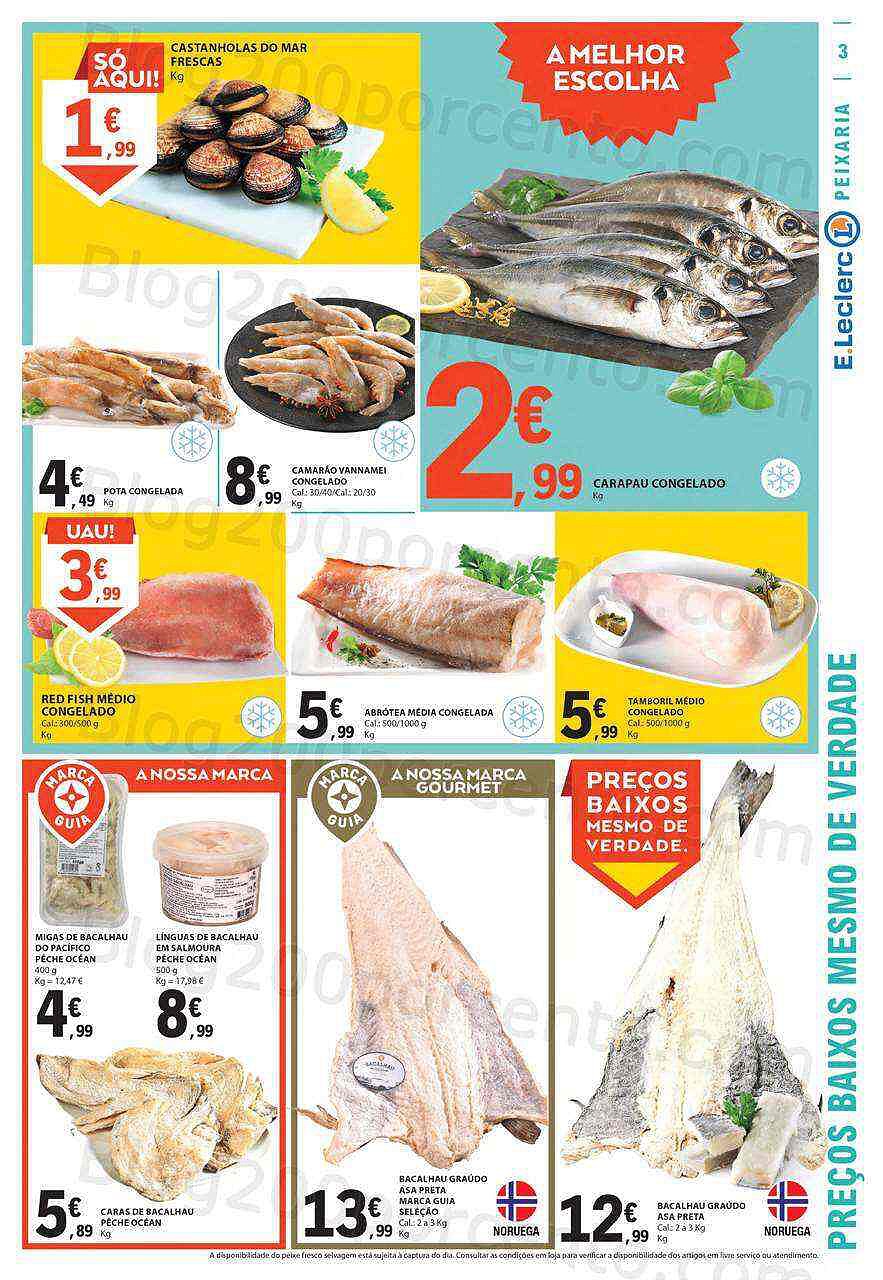 Antevisão Folheto E-LECLERC Promoções de 9 a 15 fevereiro