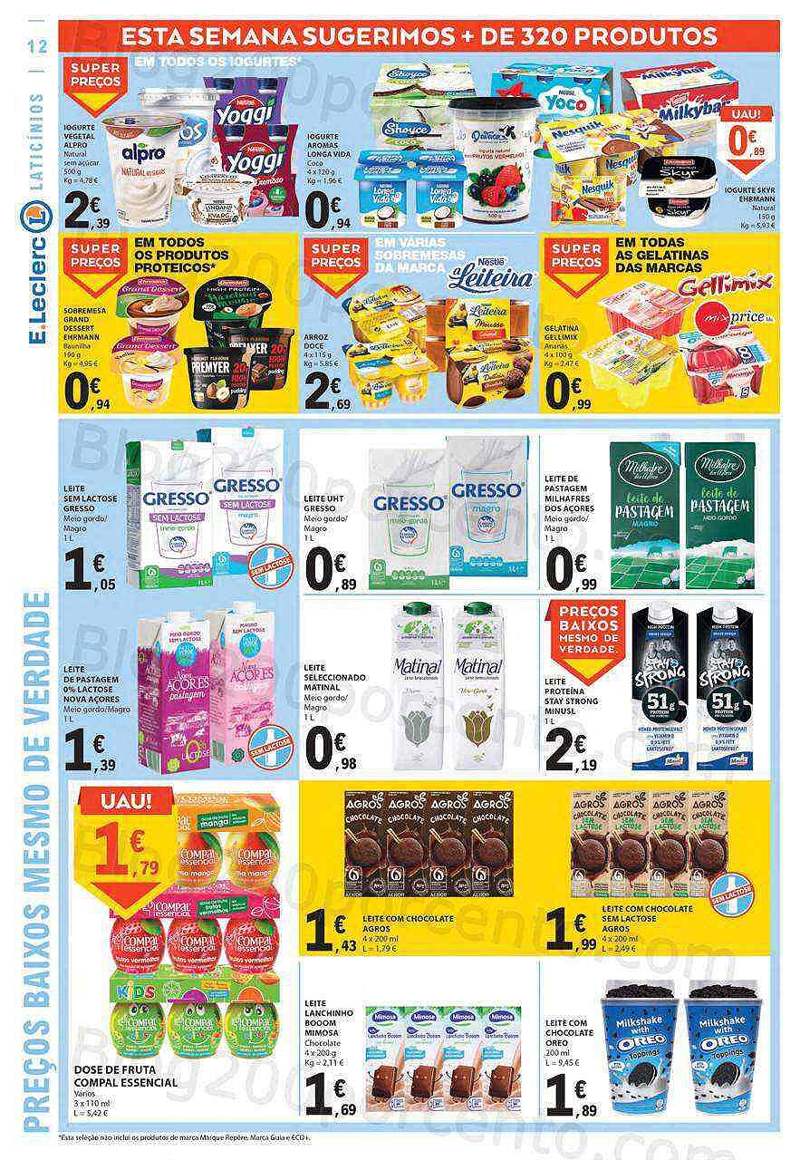 Antevisão Folheto E-LECLERC Promoções de 9 a 15 fevereiro