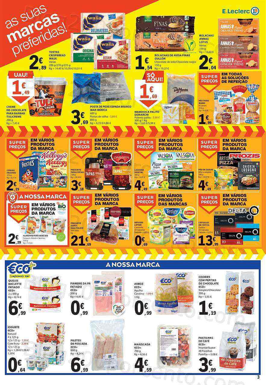 Antevisão Folheto E-LECLERC Promoções Fim de Semana - 10 a 12 fevereiro