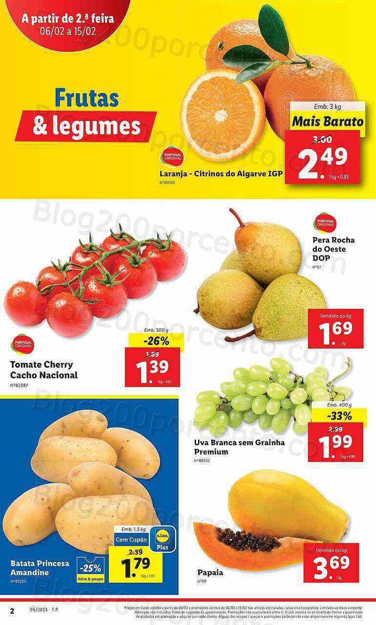 Antevisão Folheto LIDL Promoções de 6 a 15 fevereiro