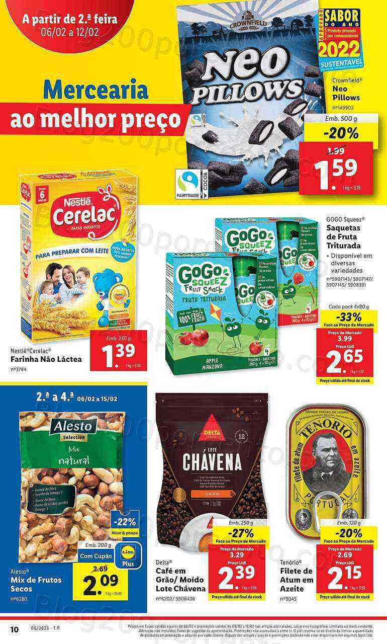 Antevisão Folheto LIDL Promoções de 6 a 15 fevereiro