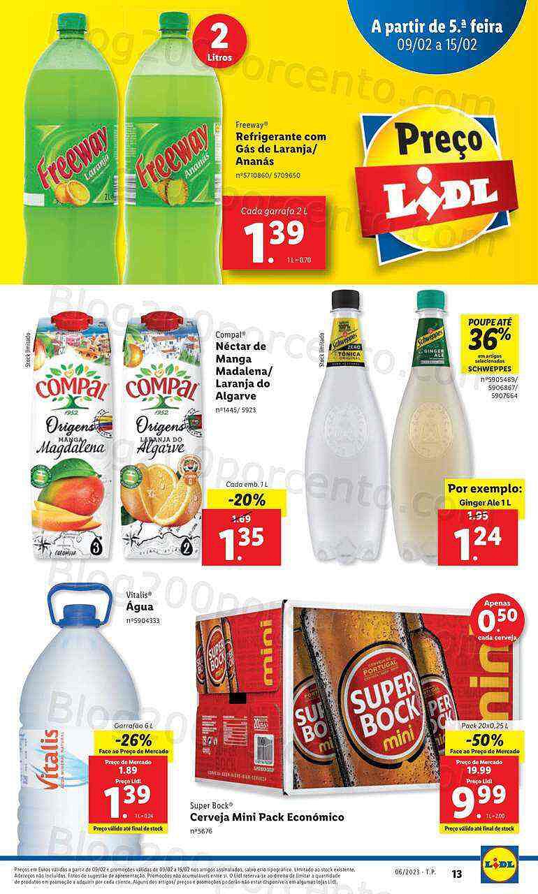 Antevisão Folheto LIDL Promoções de 6 a 15 fevereiro