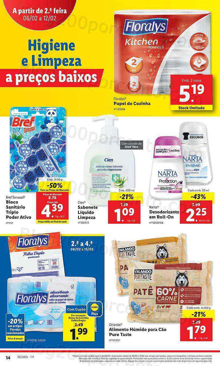 Antevisão Folheto LIDL Promoções de 6 a 15 fevereiro