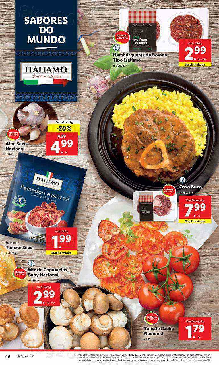 Antevisão Folheto LIDL Promoções de 6 a 15 fevereiro