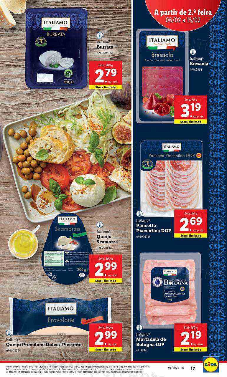 Antevisão Folheto LIDL Promoções de 6 a 15 fevereiro