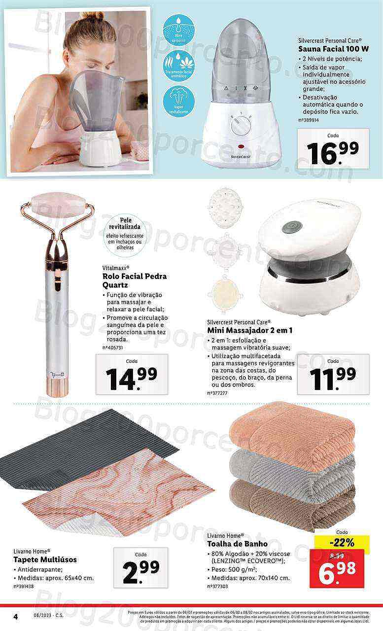 Antevisão Folheto LIDL Bazar Promoções de 6 a 15 fevereiro