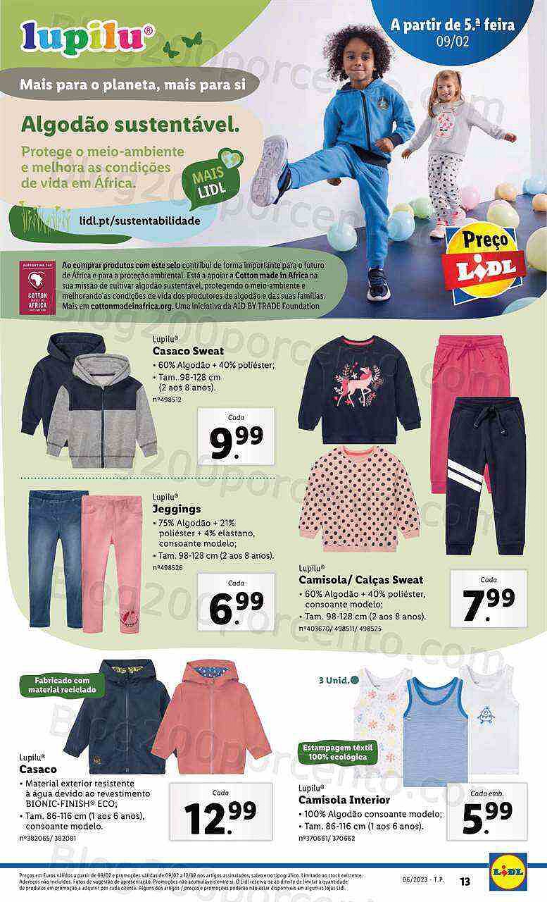 Antevisão Folheto LIDL Bazar Promoções de 6 a 15 fevereiro