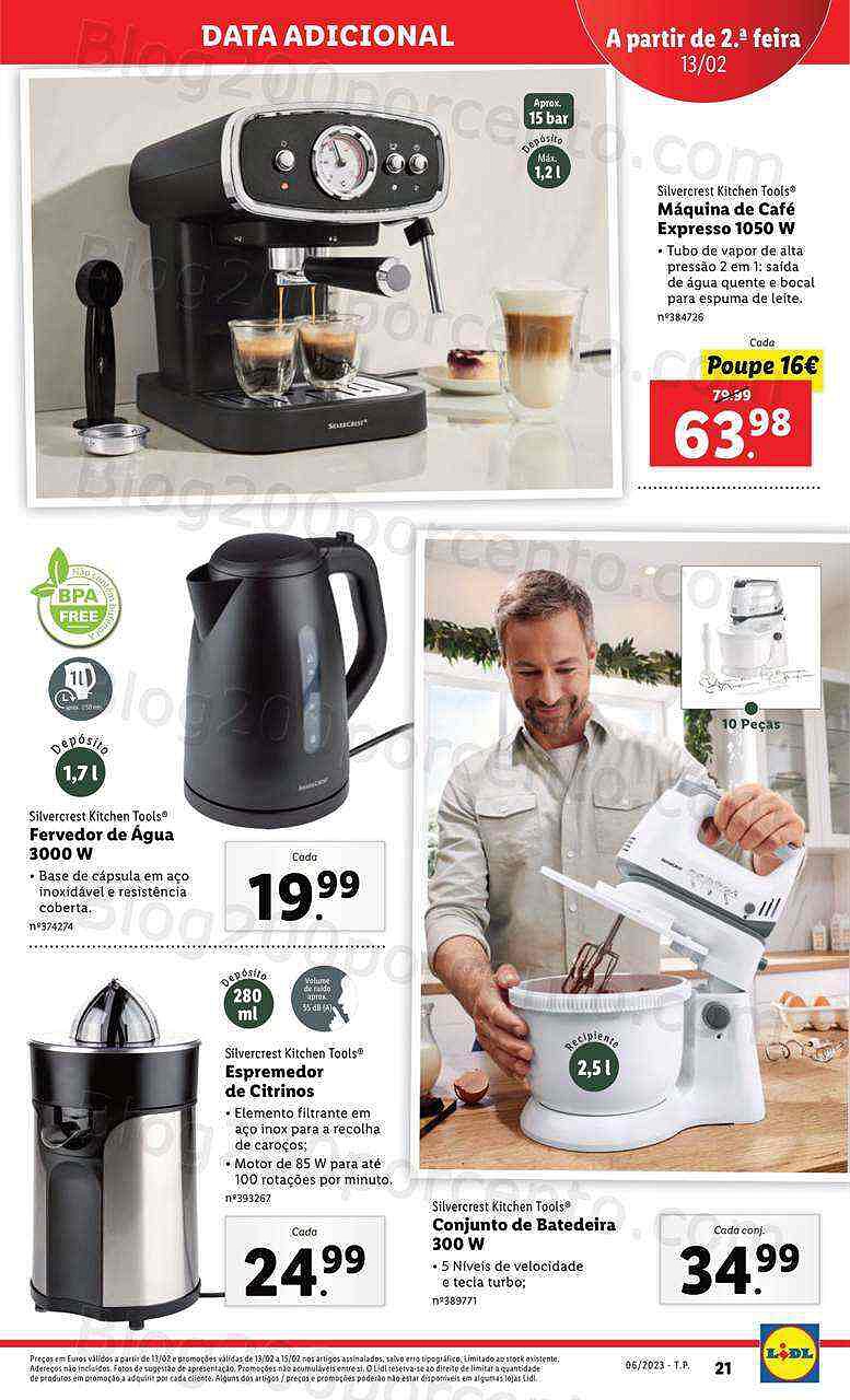 Antevisão Folheto LIDL Bazar Extra Promoções a partir de 13 fevereiro