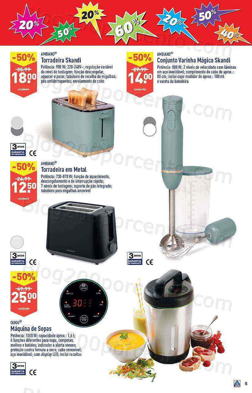 Antevisão Folheto ALDI Saldos de Abertura - Águas Santas - promoções de 15 a 21 fevereiro