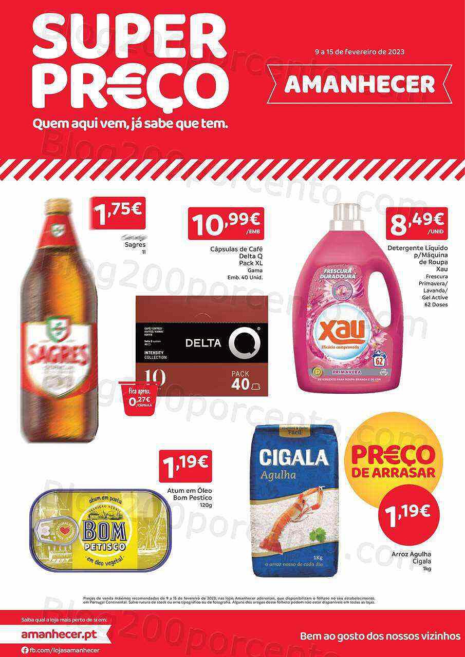 Antevisão Folheto AMANHECER Promoções de 9 a 15 fevereiro