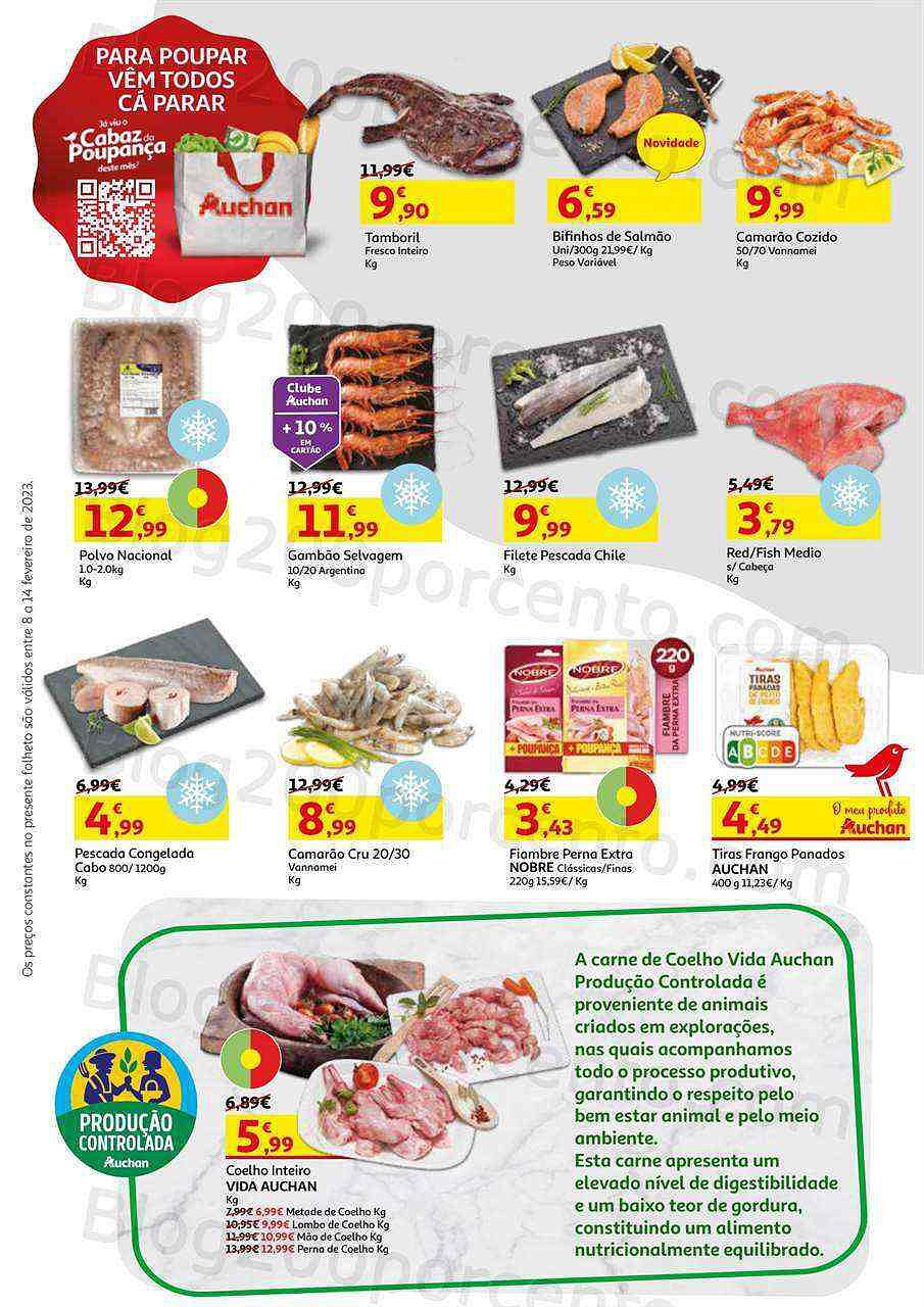 Antevisão Folheto AUCHAN Promoções de 8 a 14 fevereiro