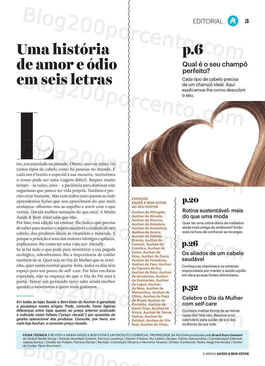 Antevisão Folheto AUCHAN Saúde e Bem-Estar Promoções de 24 fevereiro a 27 março