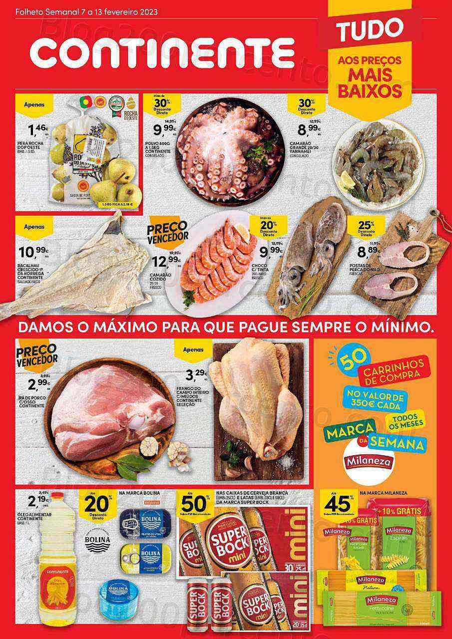 Antevisão Folheto CONTINENTE Bom Dia Promoções de 7 a 13 fevereiro