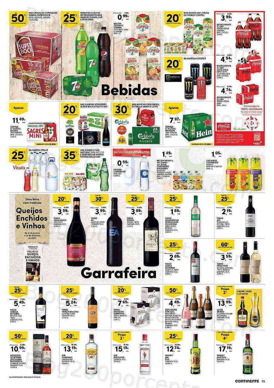 Antevisão Folheto CONTINENTE Bom Dia Promoções de 7 a 13 fevereiro