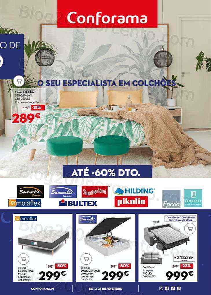 Antevisão Folheto CONFORAMA Promoções de 2 a 28 fevereiro