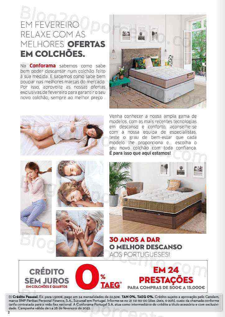 Antevisão Folheto CONFORAMA Promoções de 2 a 28 fevereiro