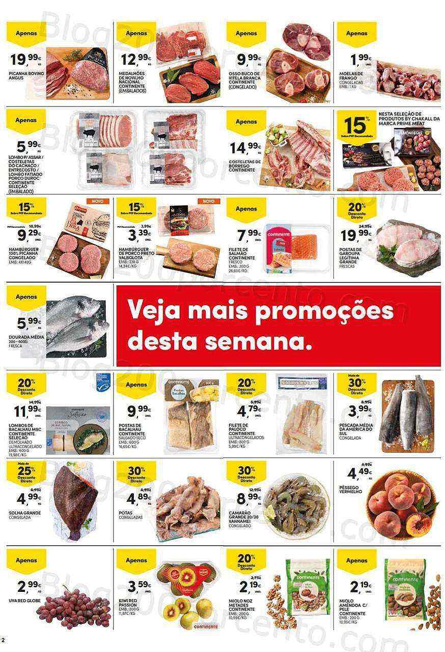Antevisão Folheto CONTINENTE Promoções Fim de Semana - 3 a 6 fevereiro