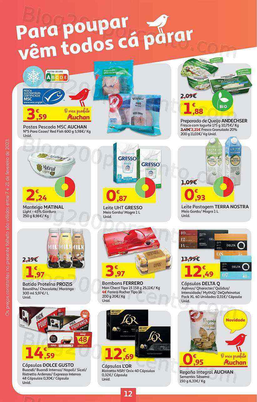 Antevisão Folheto AUCHAN Feira QEV + Promoções de 7 a 21 fevereiro