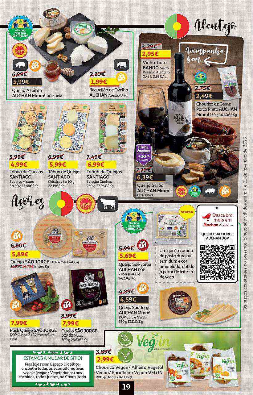 Antevisão Folheto AUCHAN Feira QEV + Promoções de 7 a 21 fevereiro
