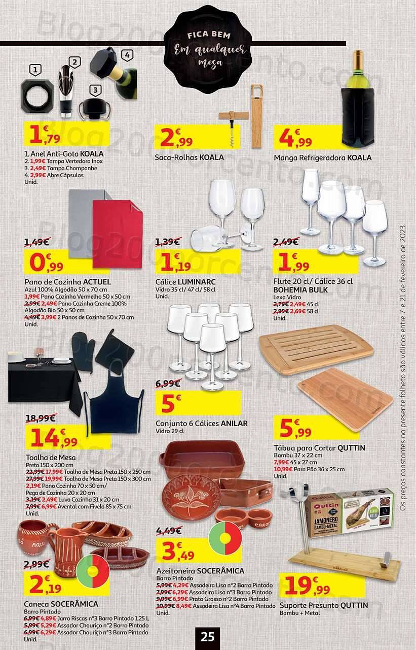 Antevisão Folheto AUCHAN Bazar Promoções de 7 a 21 fevereiro