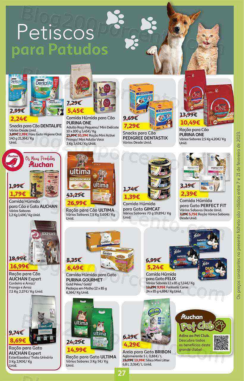 Antevisão Folheto AUCHAN Feira QEV + Promoções de 7 a 21 fevereiro