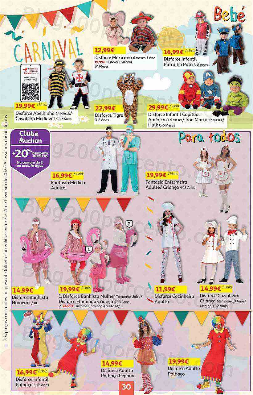 Antevisão Folheto AUCHAN Bazar Promoções de 7 a 21 fevereiro