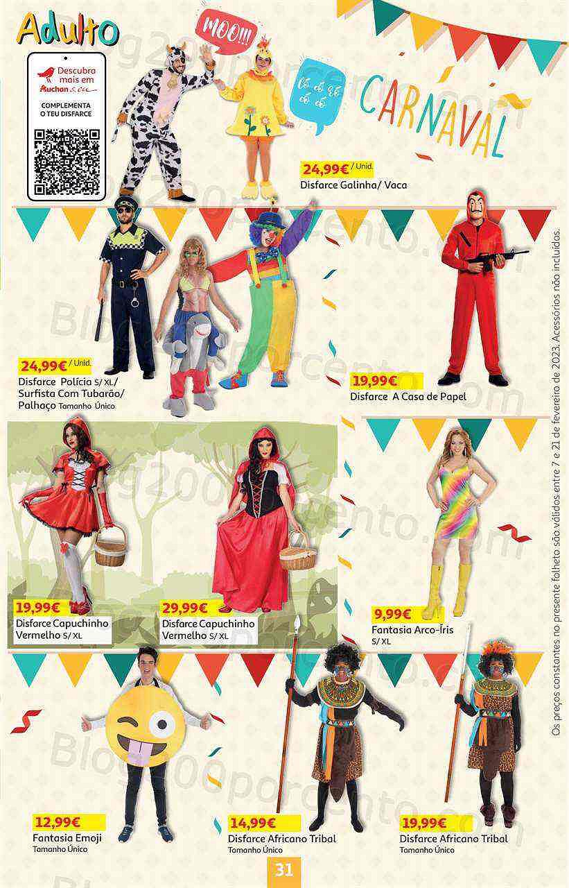 Antevisão Folheto AUCHAN Bazar Promoções de 7 a 21 fevereiro