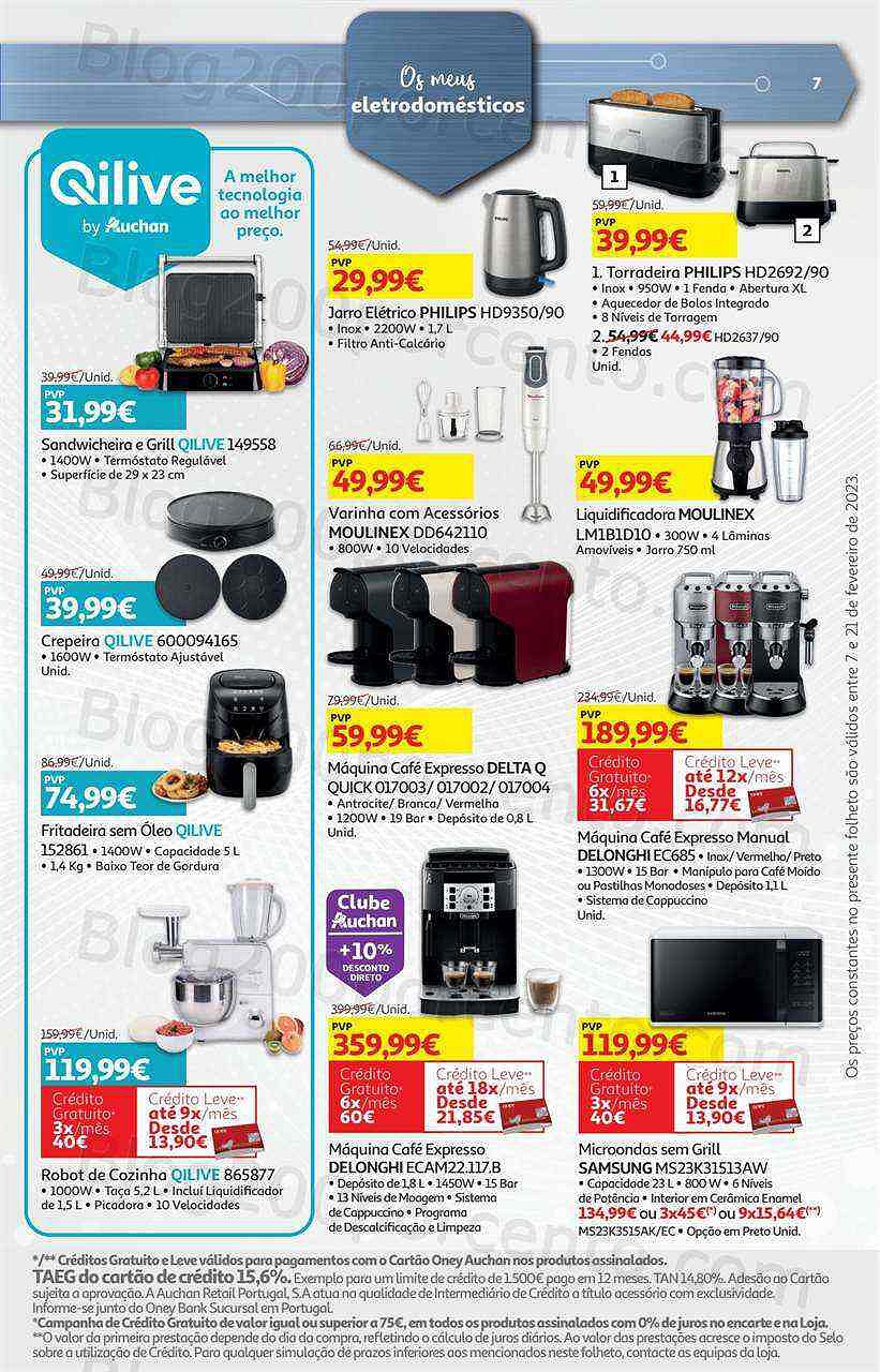 Antevisão Folheto AUCHAN Bazar Promoções de 7 a 21 fevereiro