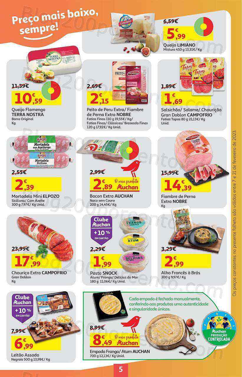 Antevisão Folheto AUCHAN Feira QEV + Promoções de 7 a 21 fevereiro