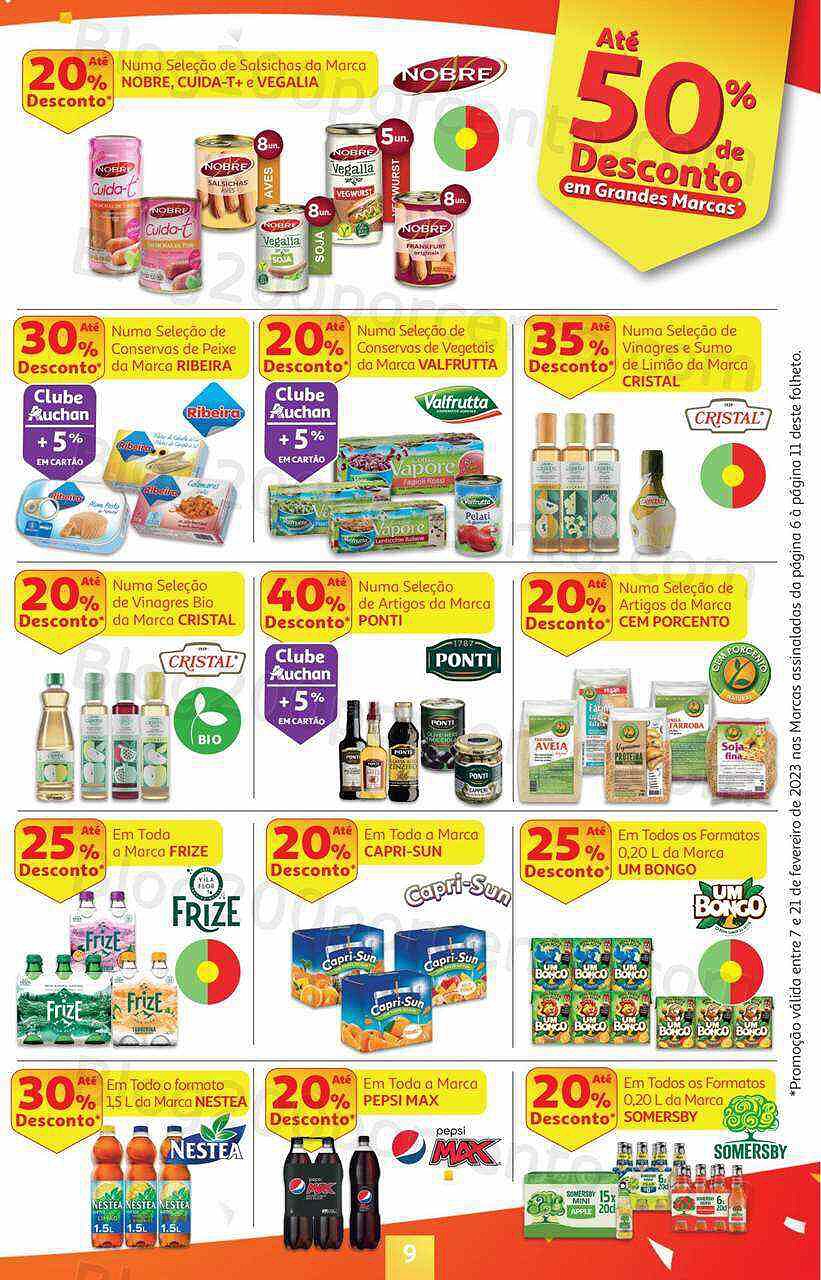 Antevisão Folheto AUCHAN Feira QEV + Promoções de 7 a 21 fevereiro