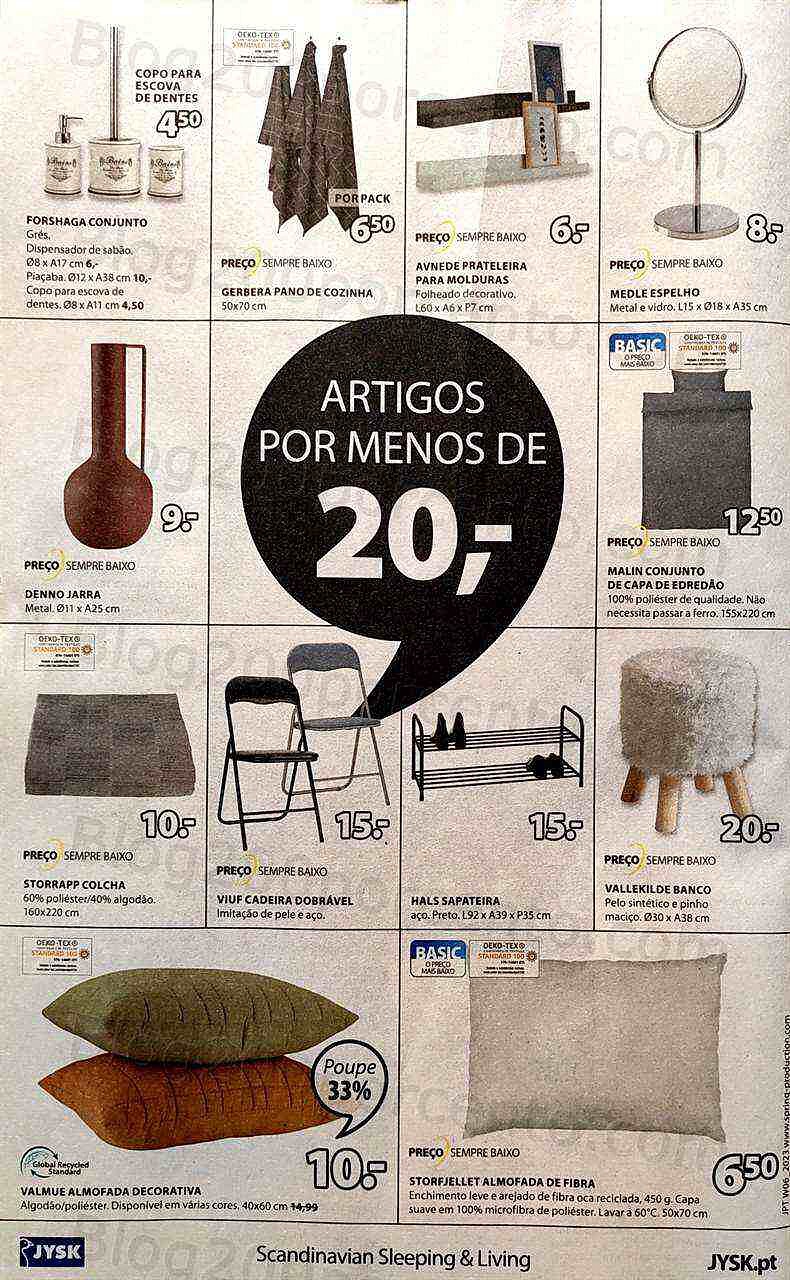 Antevisão Folheto JYSK Promoções de 9 fevereiro a 8 março