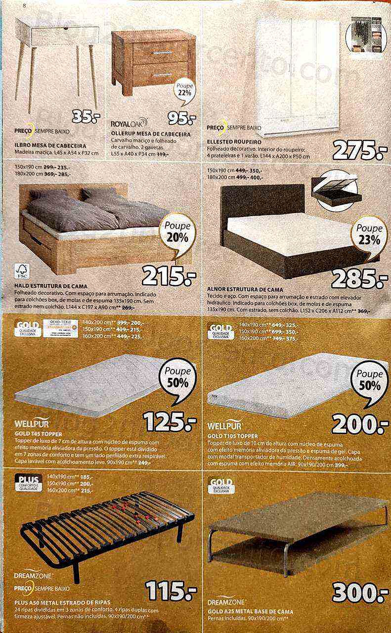 Antevisão Folheto JYSK Promoções de 9 fevereiro a 8 março