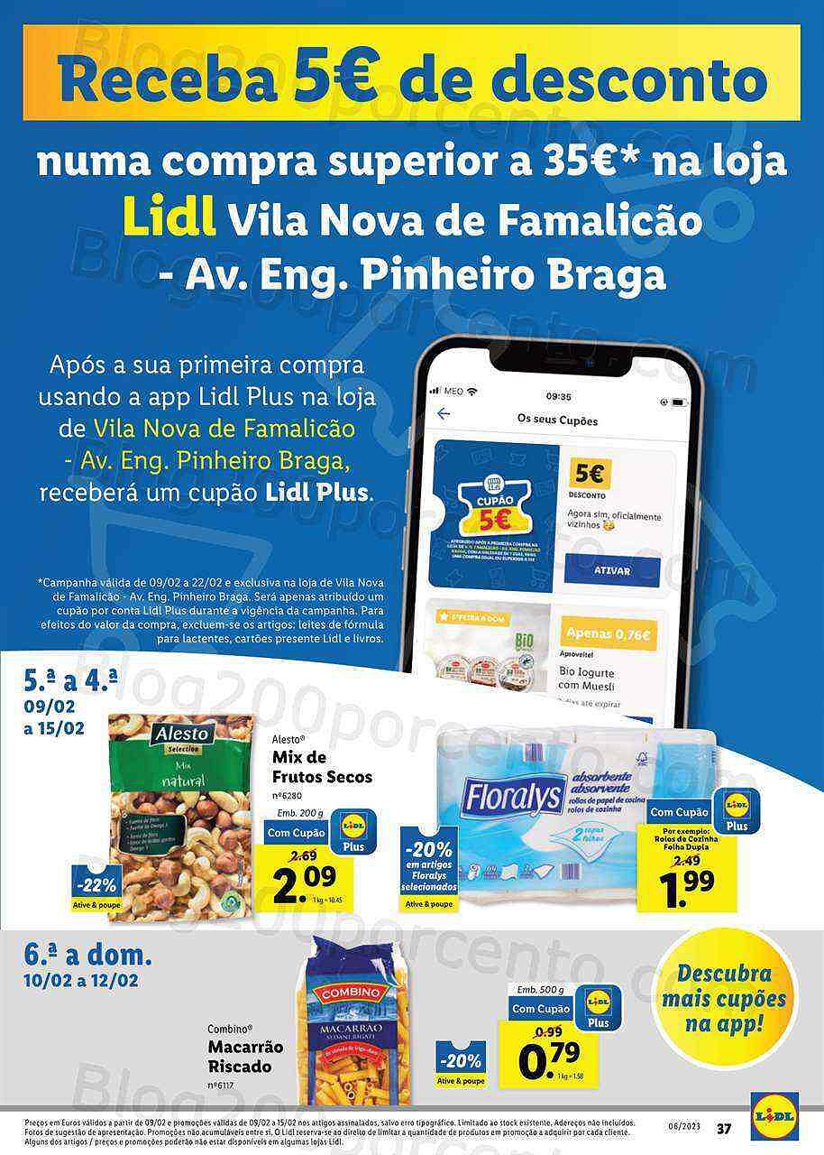 Antevisão Folheto LIDL Aberturas Extra Promoções de 9 a 15 fevereiro