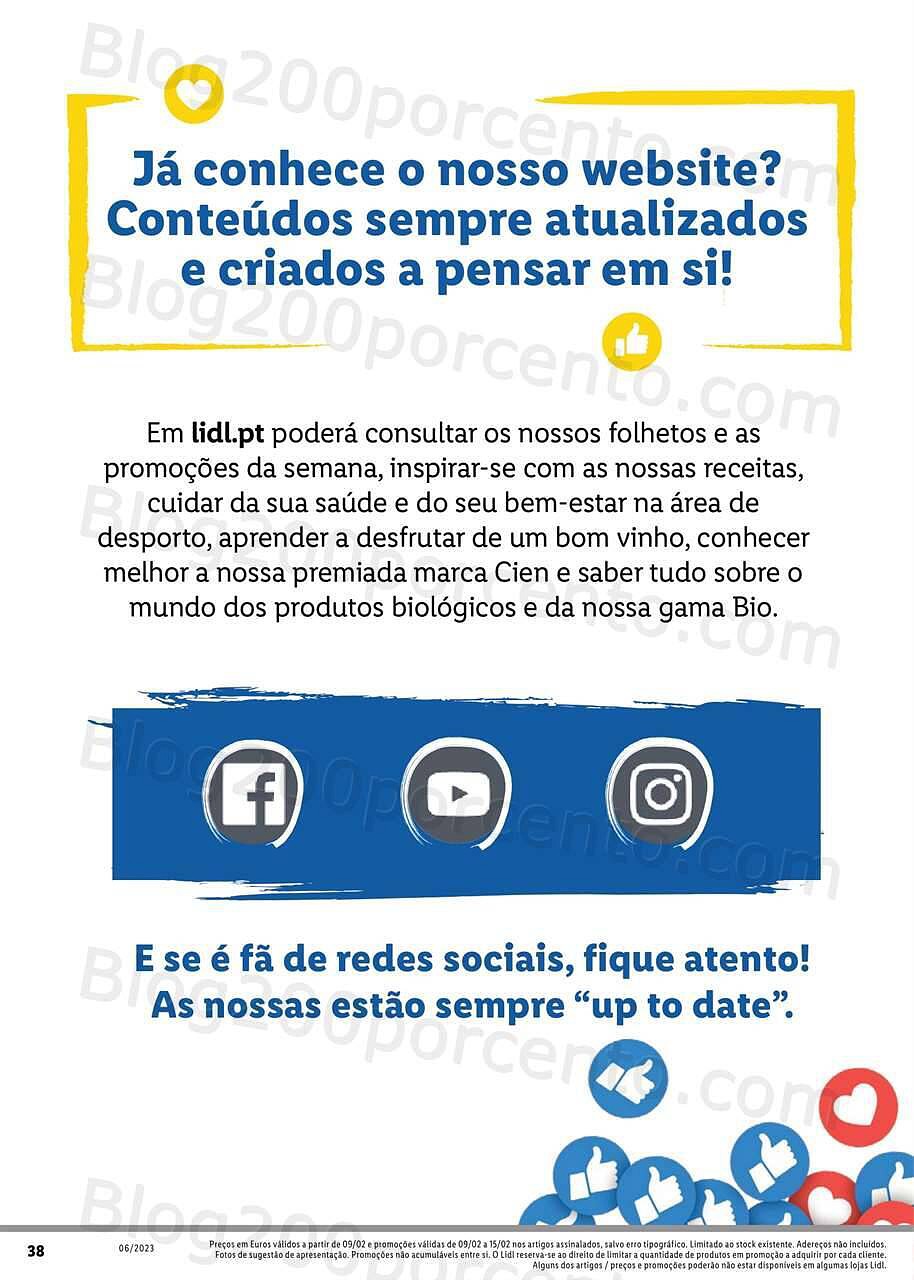 Antevisão Folheto LIDL Aberturas Extra Promoções de 9 a 15 fevereiro