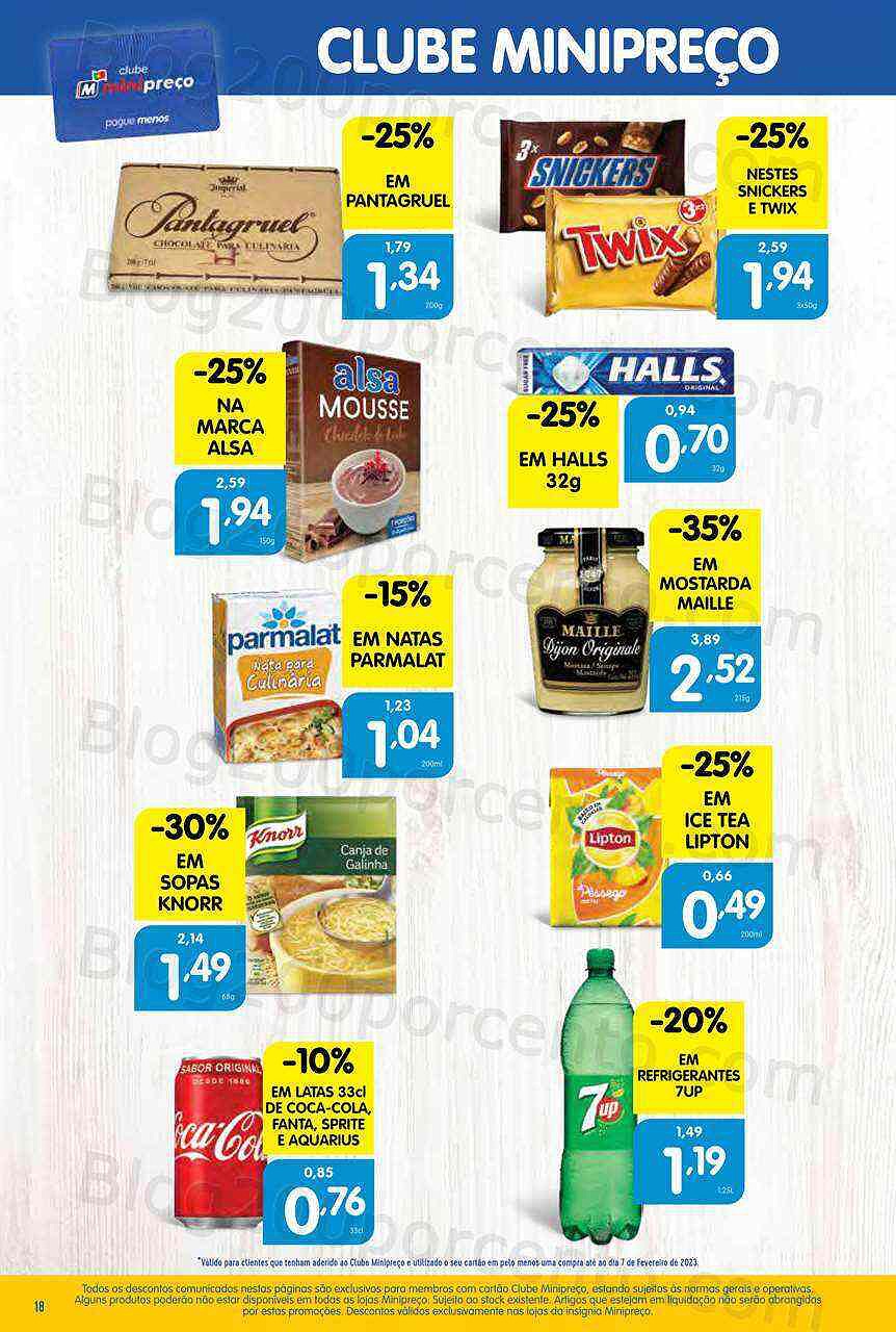Antevisão Folheto MINIPREÇO Promoções de 9 a 15 fevereiro