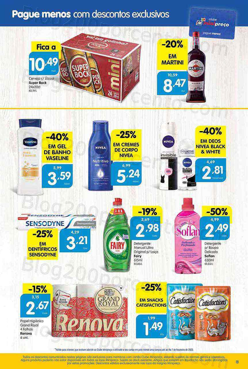 Antevisão Folheto MINIPREÇO Promoções de 9 a 15 fevereiro