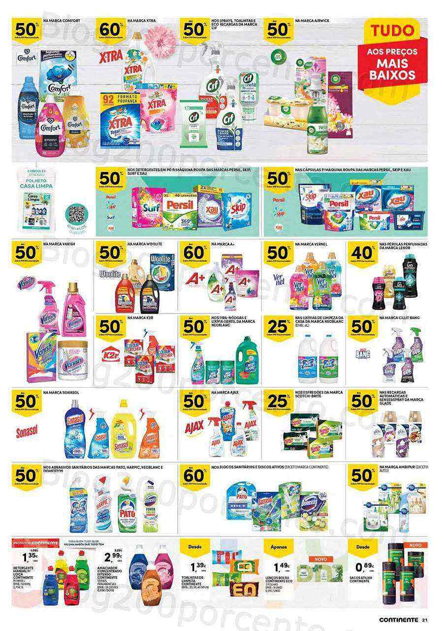 Antevisão Folheto CONTINENTE Modelo - Hiper Promoções de 21 a 27 fevereiro