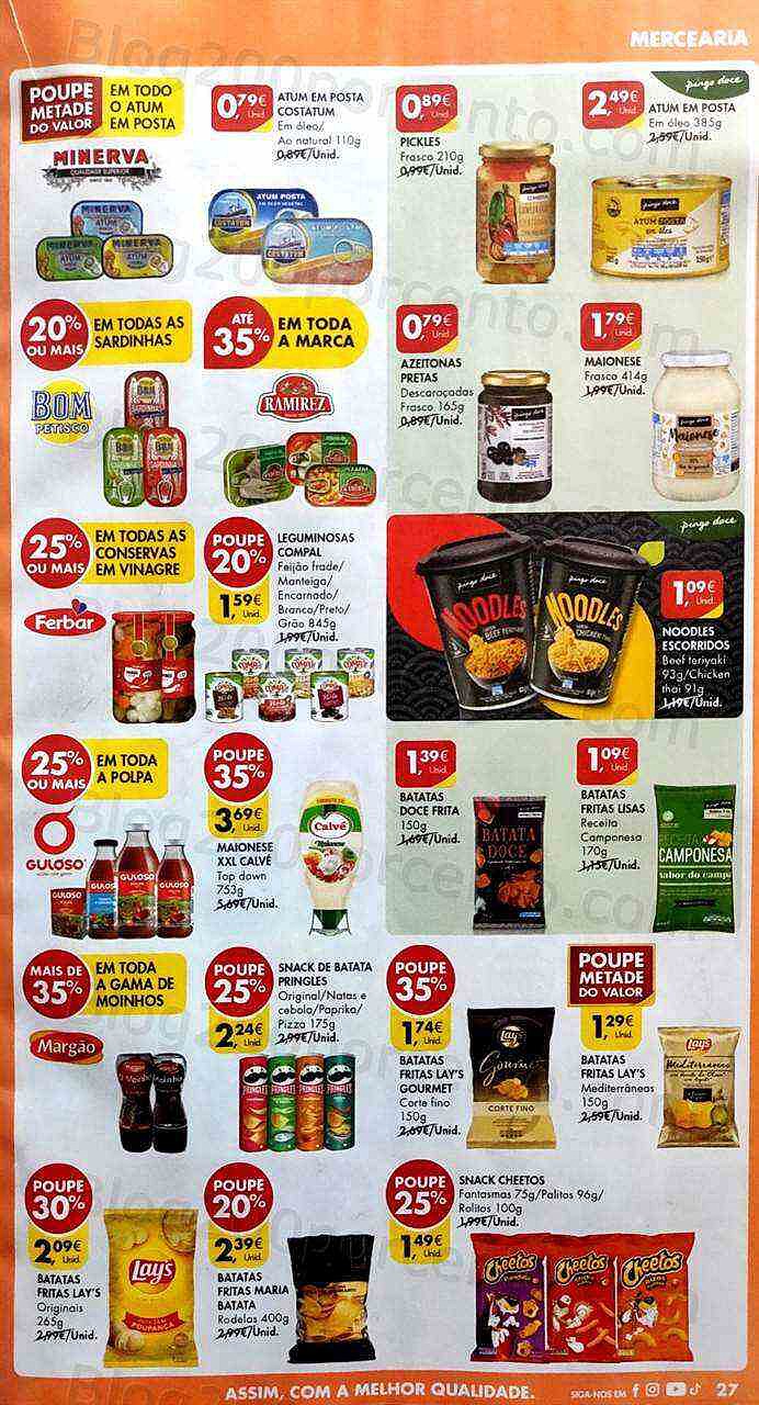 Antevisão Folheto PINGO DOCE Promoções de 21 a 27 fevereiro