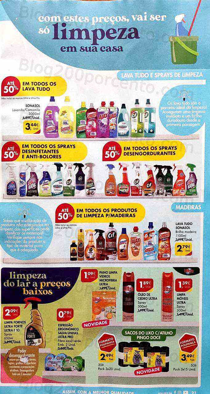 Antevisão Folheto PINGO DOCE Higiene e Limpeza Promoções de 21 Fevereiro a 6 março