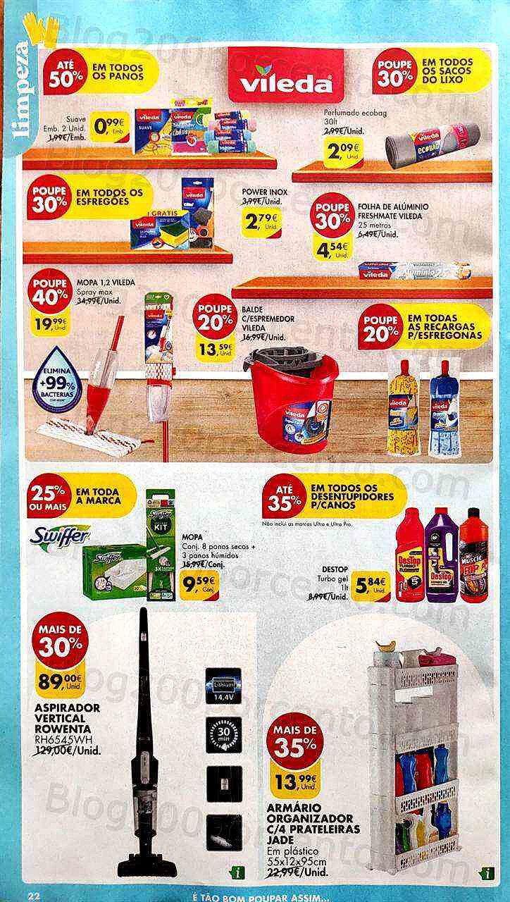 Antevisão Folheto PINGO DOCE Higiene e Limpeza Promoções de 21 Fevereiro a 6 março