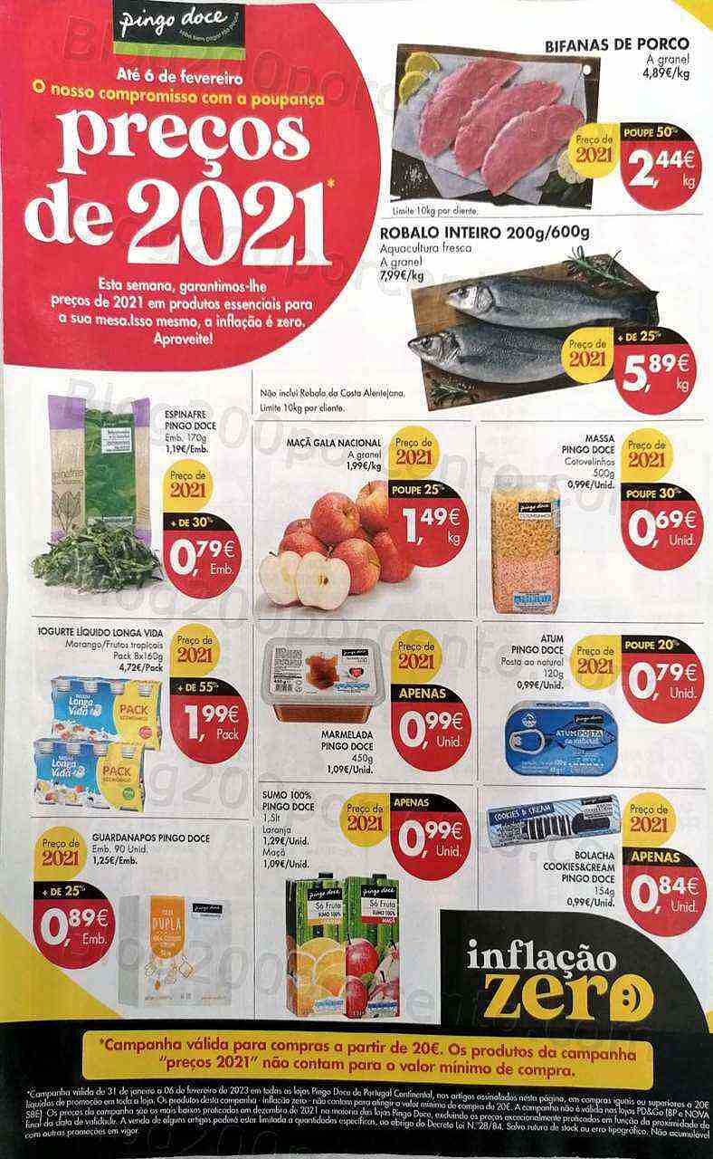 Antevisão Folheto PINGO DOCE Promoções Fim de Semana - 3 a 6 fevereiro