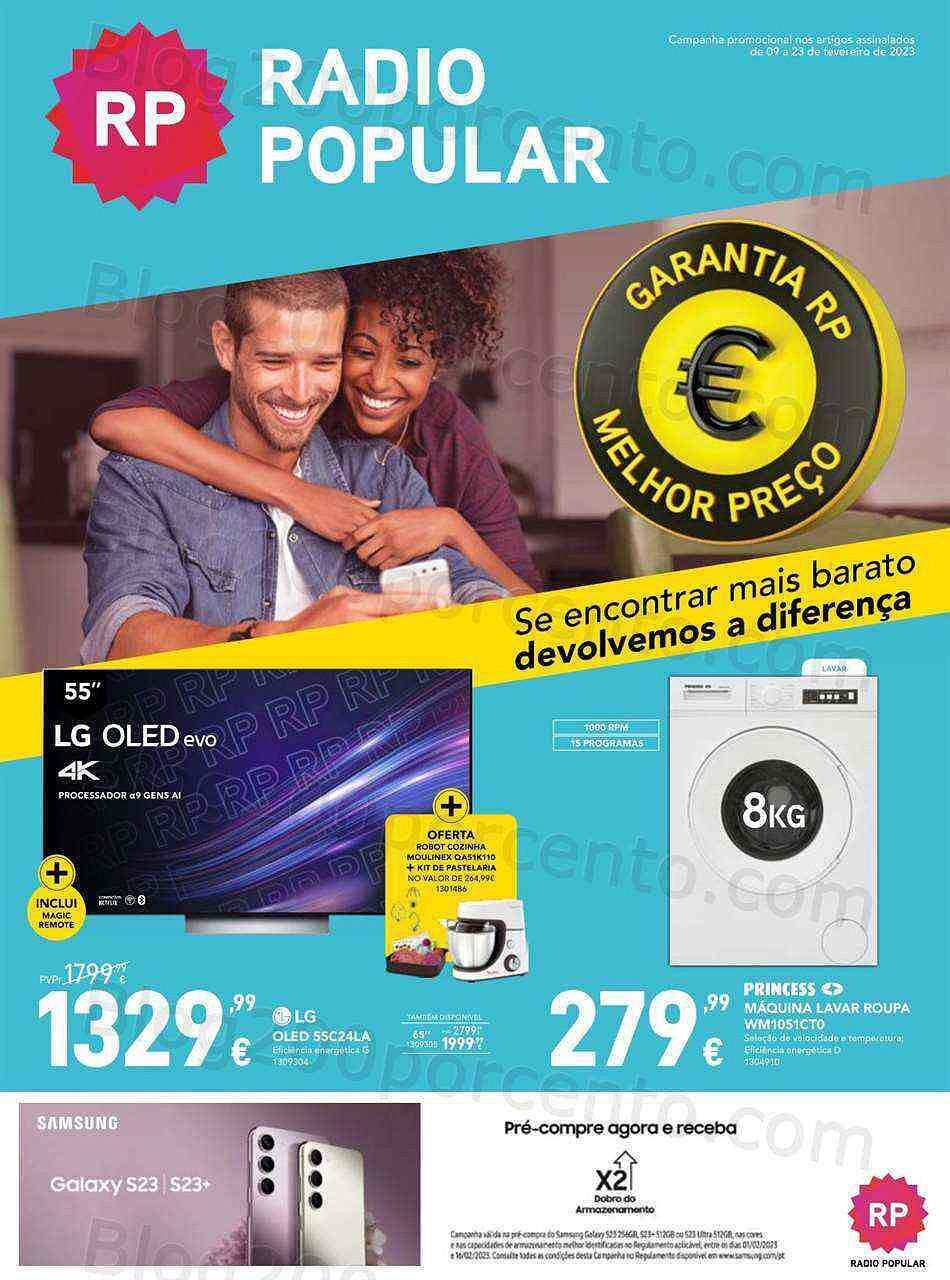 Antevisão Folheto RADIO POPULAR Promoções de 9 a 23 fevereiro